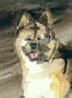 Aquarell "Anton"